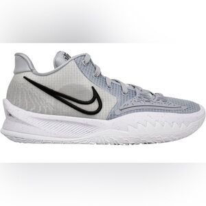 Men’s 18 Nike Kyrie Low 4 TB Promo Flint Silver Black White Sneakers DM5041-002